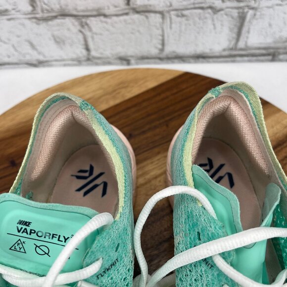 Nike Zoomx Vaporfly Next%3 Womens 8.5 Mint Foam Sunset Tint Running Shoes - Picture 13 of 16